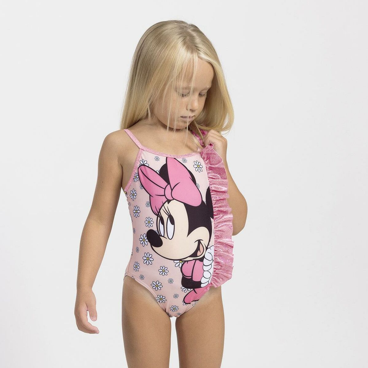 Meiteņu Peldkostīms Minnie Mouse Rozā